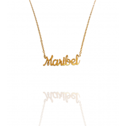 Collar con nombre de Maribel en Acero Hipoalergénico 316l