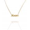 Collar con nombre de Marisa en Acero Hipoalergénico 316l