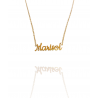 Collar con nombre de Marisol en Acero Hipoalergénico 316l
