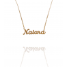Collar con nombre de Naiara en Acero Hipoalergénico 316l