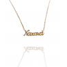 Collar con nombre de Nazaret en Acero Hipoalergénico 316l