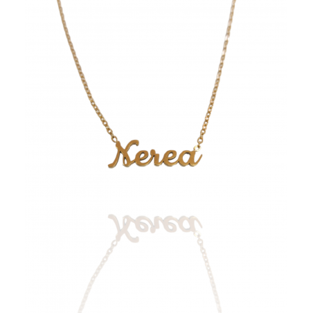 Collar con nombre de Nerea en Acero Hipoalergénico 316l