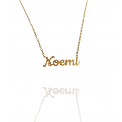 Collar con nombre de Noemi en Acero Hipoalergénico 316l
