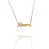 Collar con nombre de Noemi en Acero Hipoalergénico 316l