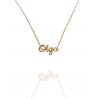 Collar con nombre de Olga en Acero Hipoalergénico 316l