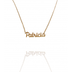 Collar con nombre de Patricia en Acero Hipoalergénico 316l