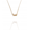 Collar con nombre de Puri en Acero Hipoalergénico 316l