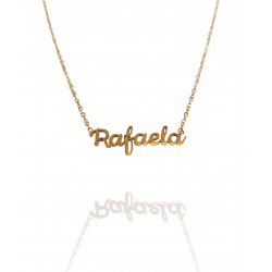Collar con nombre de Rafaela en Acero Hipoalergénico 316l