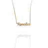 Collar con nombre de Rosalía en Acero Hipoalergénico 316l