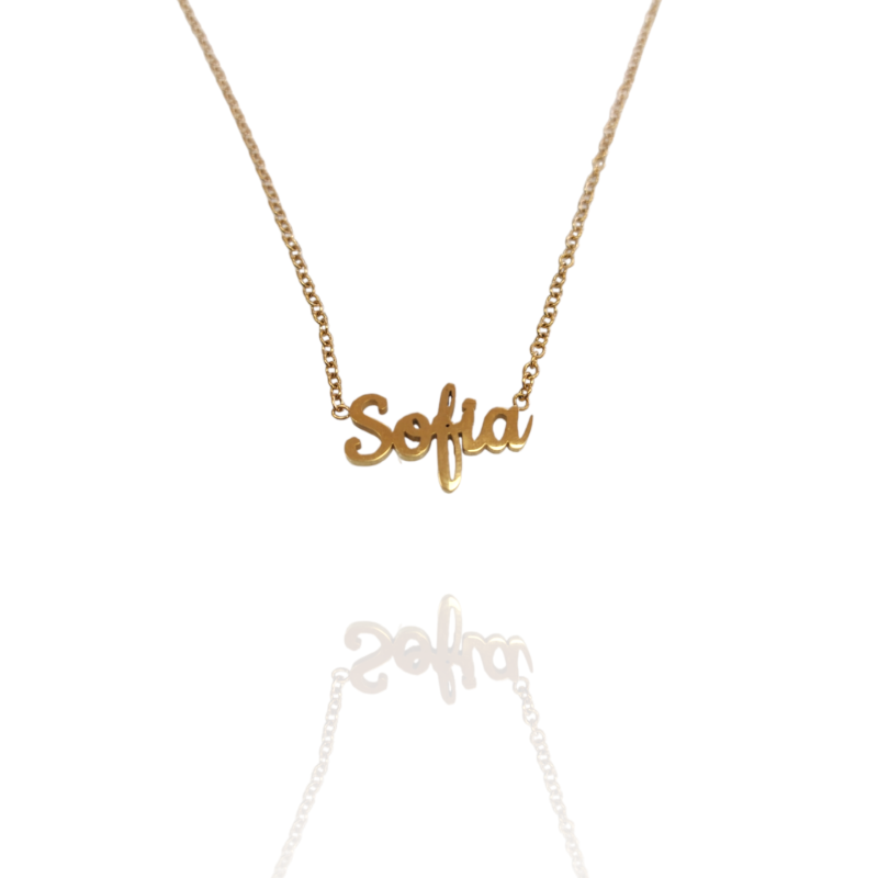 Collar con nombre de Sofía en Acero Hipoalergénico 316l