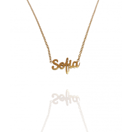 Collar con nombre de Sofía en Acero Hipoalergénico 316l