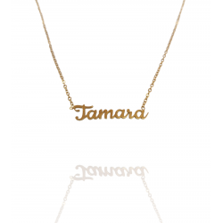 Collar con nombre de Tamara en Acero Hipoalergénico 316l