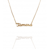 Collar con nombre de Tamara en Acero Hipoalergénico 316l