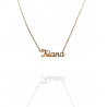 Collar con nombre de Triana en Acero Hipoalergénico 316l
