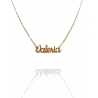 Collar con nombre de Valeria en Acero Hipoalergénico 316l