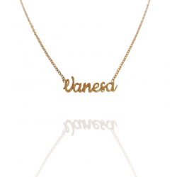 Collar con nombre de Vanesa en Acero Hipoalergénico 316l