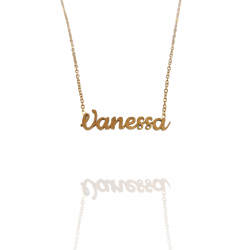 Collar con nombre de Vanessa en Acero Hipoalergénico 316l