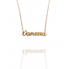 Collar con nombre de Vanessa en Acero Hipoalergénico 316l