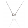 Collar con nombre de Leo en Acero Hipoalergénico 316l