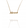 Collar con nombre de Álvaro en Acero Hipoalergénico 316l