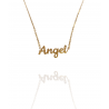 Collar con nombre de Ángel en Acero Hipoalergénico 316l