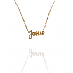 Collar con nombre de Jesús en Acero Hipoalergénico 316l