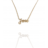 Collar con nombre de José en Acero Hipoalergénico 316l