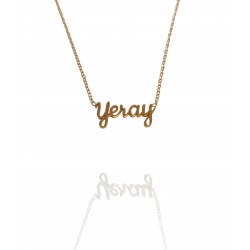 Collar con nombre de Yeray en Acero Hipoalergénico 316l