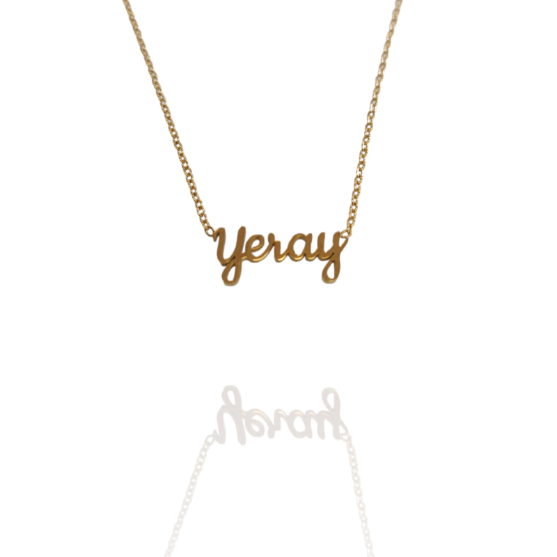 Collar con nombre de Yeray en Acero Hipoalergénico 316l
