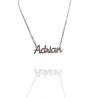 Collar con nombre de Adrián en Acero Hipoalergénico 316l
