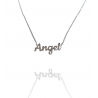 Collar con nombre de Ángel en Acero Hipoalergénico 316l