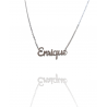 Collar con nombre de Enrique en Acero Hipoalergénico 316l