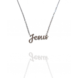 Collar con nombre de Jesús en Acero Hipoalergénico 316l