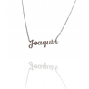 Collar con nombre de Joaquín en Acero Hipoalergénico 316l