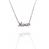 Collar con nombre de Mario en Acero Hipoalergénico 316l