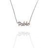 Collar con nombre de Pablo en Acero Hipoalergénico 316l