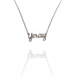 Collar con nombre de Yeray en Acero Hipoalergénico 316l