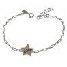 Pulsera para Seño con Estrella con mensaje en Plata de Ley 925mls