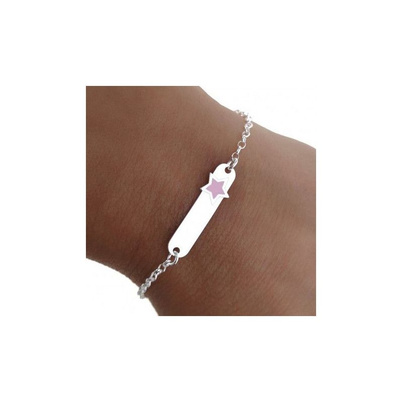 Esclava Infantil de Estrella en Plata de Ley 925mls