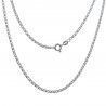 Cadena 50cm Rolo en Plata de Ley 925mls