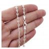 Cadena 50cm Calabrote en Plata de Ley 925mls