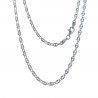 Cadena 50cm Calabrote en Plata de Ley 925mls