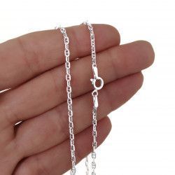 Cadena 50cm Marina en Plata de Ley 925mls