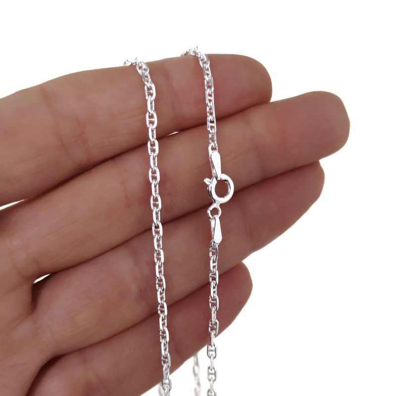 Cadena 50cm Marina en Plata de Ley 925mls