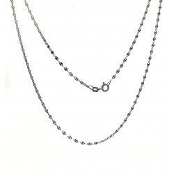 Cadena 50cm Lumina Tallada en Plata de Ley 925mls