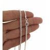 Cadena 50cm Veneciana Redonda en Plata de Ley 925mls