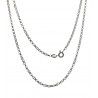 Cadena 60cm Rolo en Plata de Ley 925mls