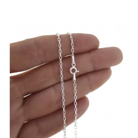 Cadena 60cm Forzada en Plata de Ley 925mls
