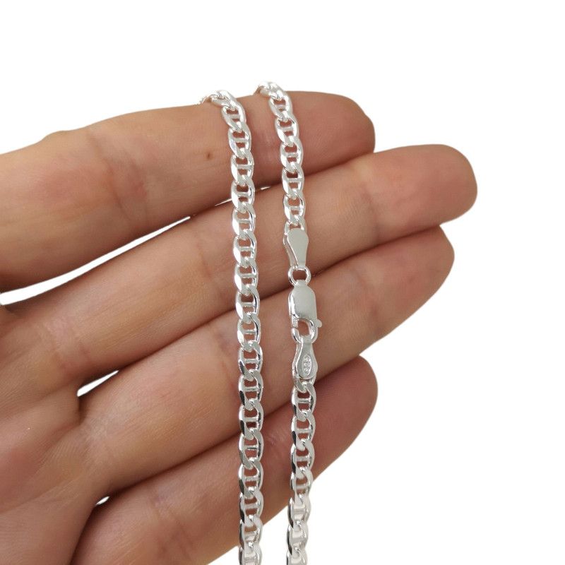 Cadena 60cm Marina en Plata de Ley 925mls