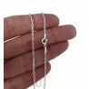 Cadena 40cm Forzada en Plata de Ley 925mls